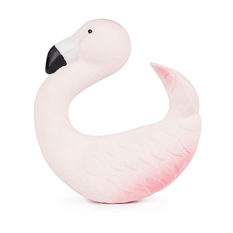 Oli & Carol Flamingo Baby-Beißring Sky the Flamingo Naturkautschuk