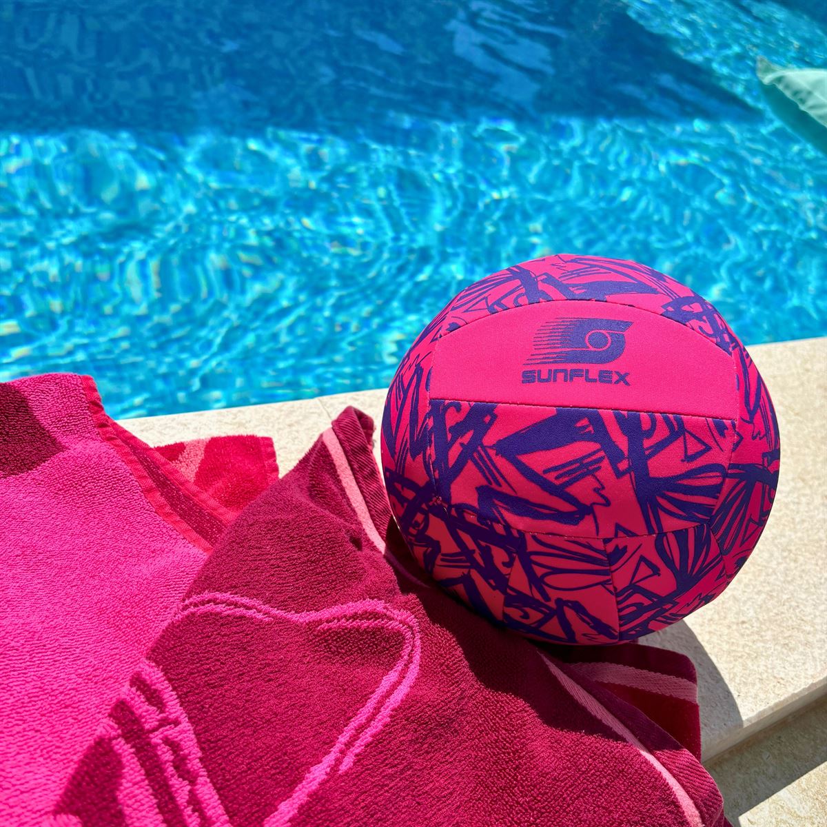 Sunflex Beach- und Funball Funky Strokes Größe 5
