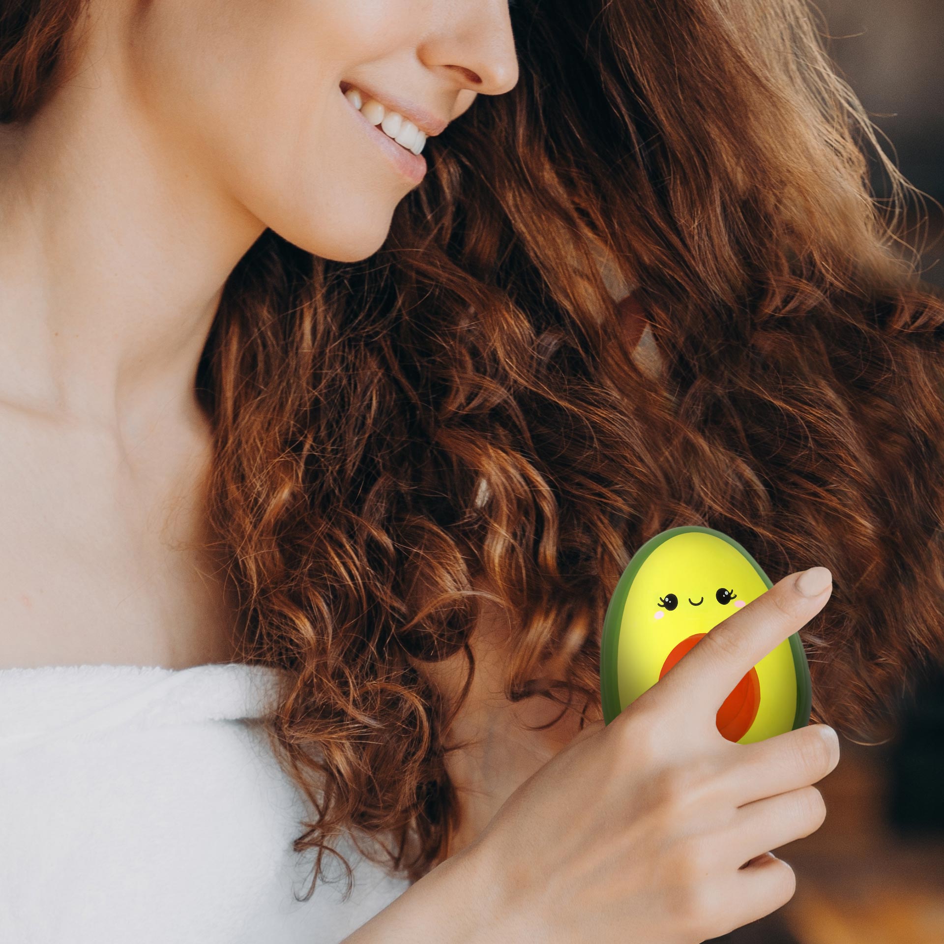 Legami Entwirrende Haarbürste Amazing Hair Avocado