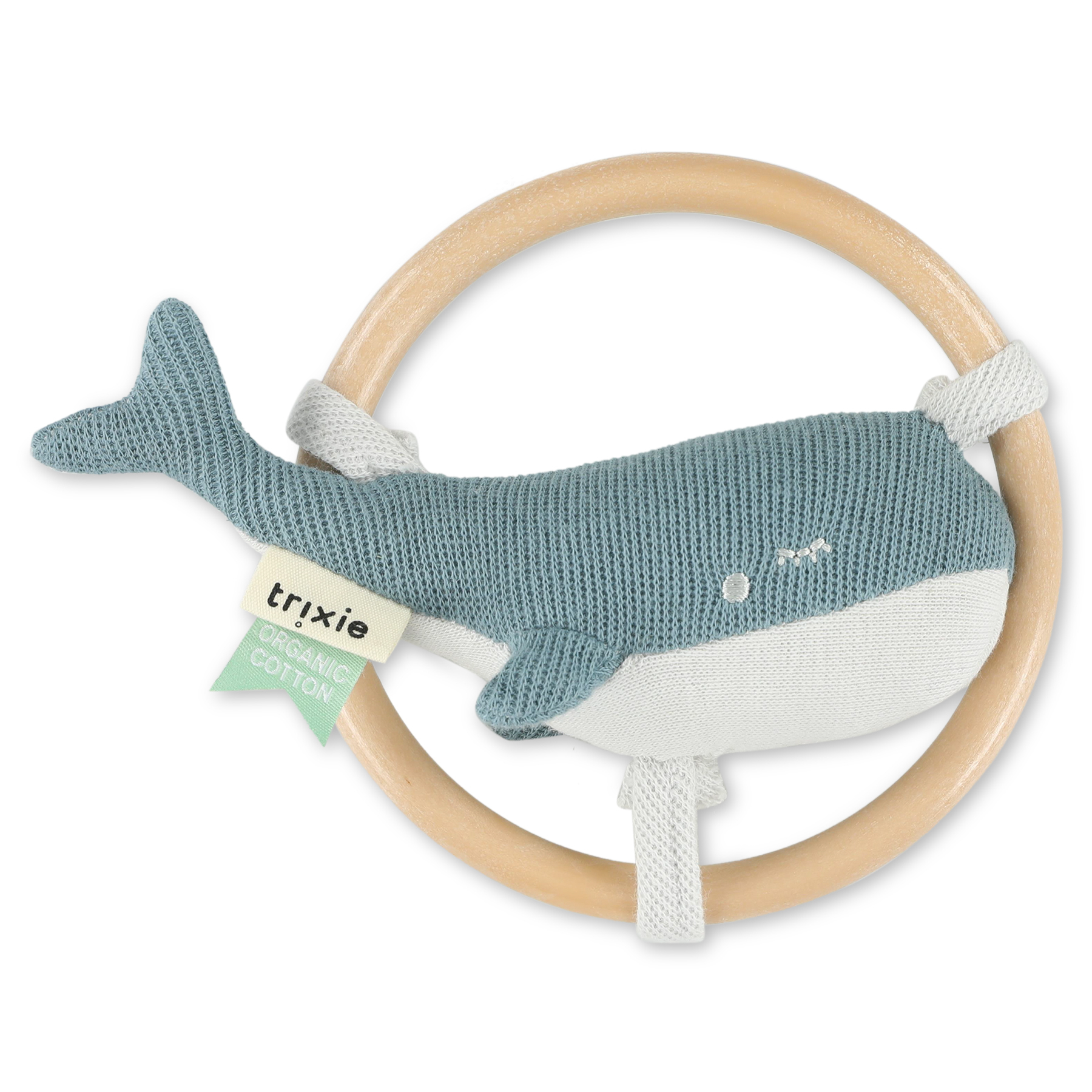 Trixie Wal Rassel mit Holzring braun