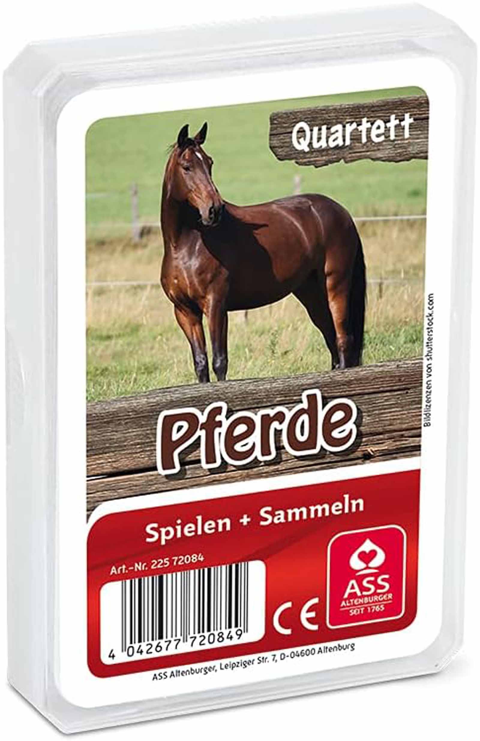 ASS Altenburger Kartenspiel Quartett Pferde