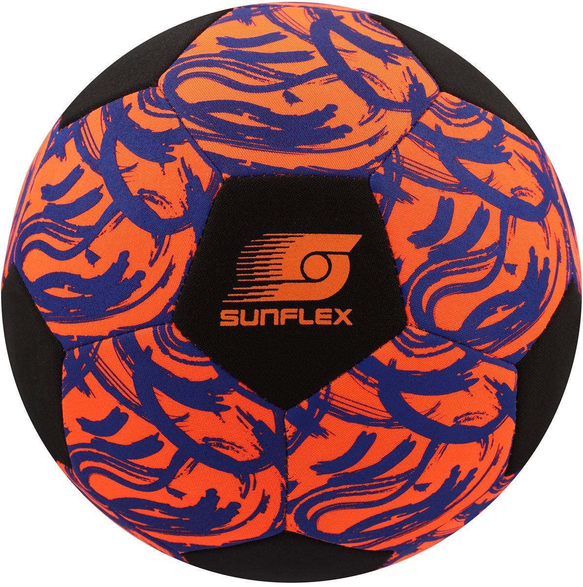 Sunflex Neopren Soccer Ball Fußball Größe 5 Funky Scribble