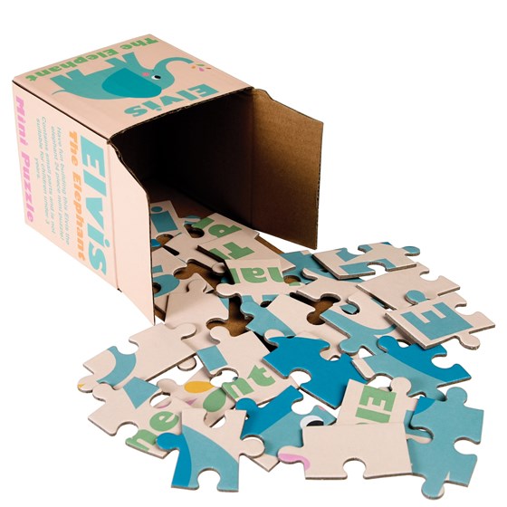 24-teiliges Mini-Puzzle Elefant "Elvis the elephant" 24-teiliges Mini-Puzzle Elefant "Elvis the elephant"