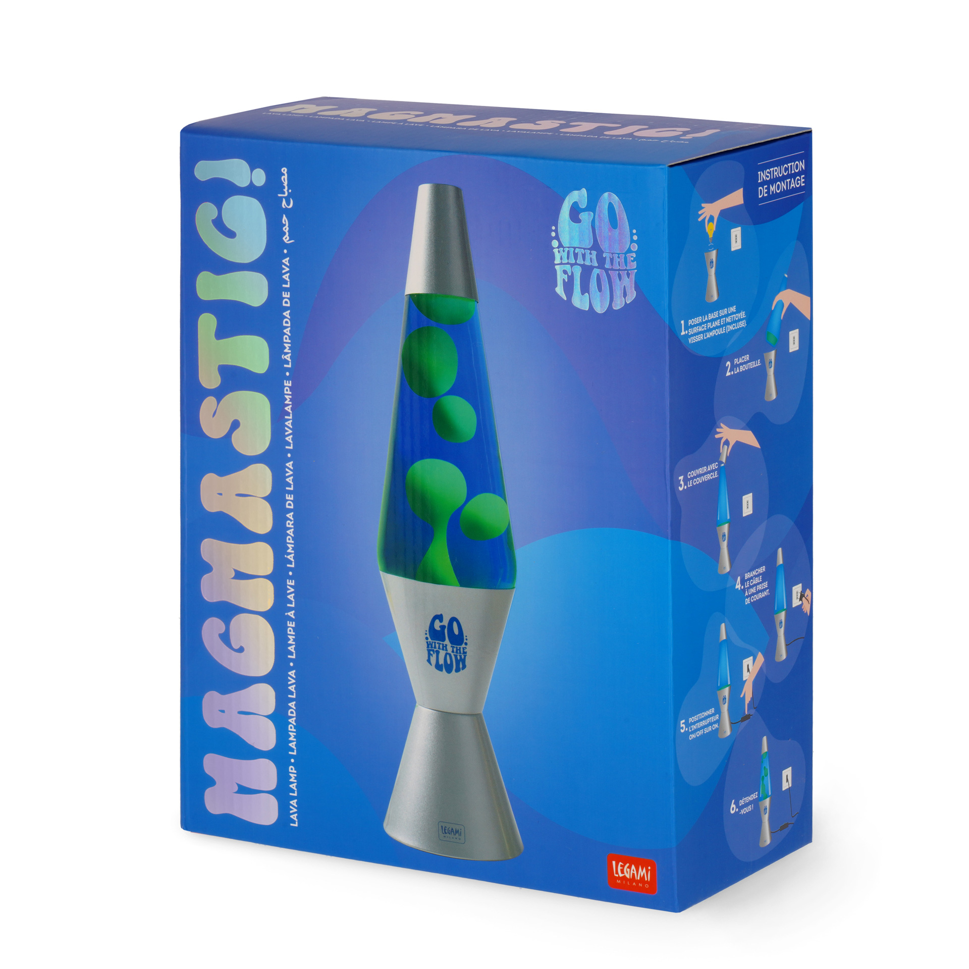 Legami Lava Lampe Magmastic Silver Legami Lava Lampe Magmastic Silver
