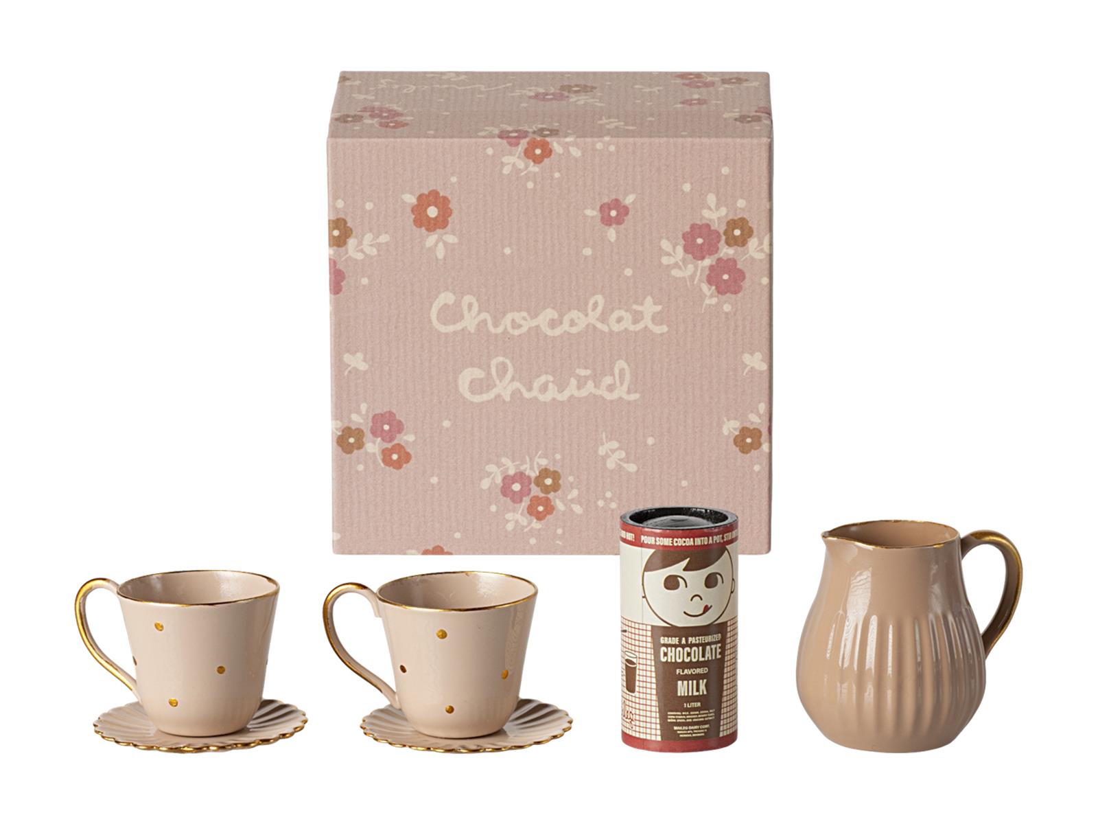 Maileg Heiße Schokolade Set Mini Puppenhauszubehör