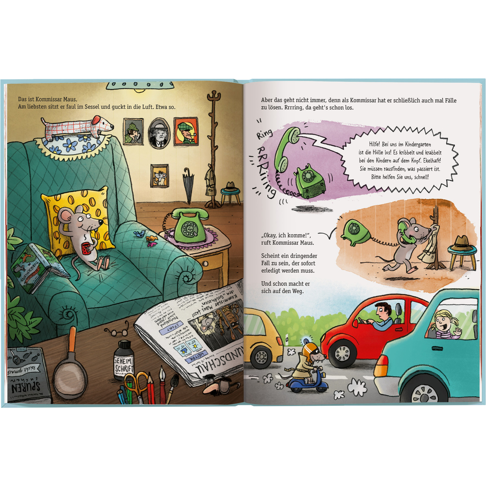 Haba Buch Kommissar Maus löst jeden Fall – Die Läuse sind los Haba Buch Kommissar Maus löst jeden Fall – Die Läuse sind los