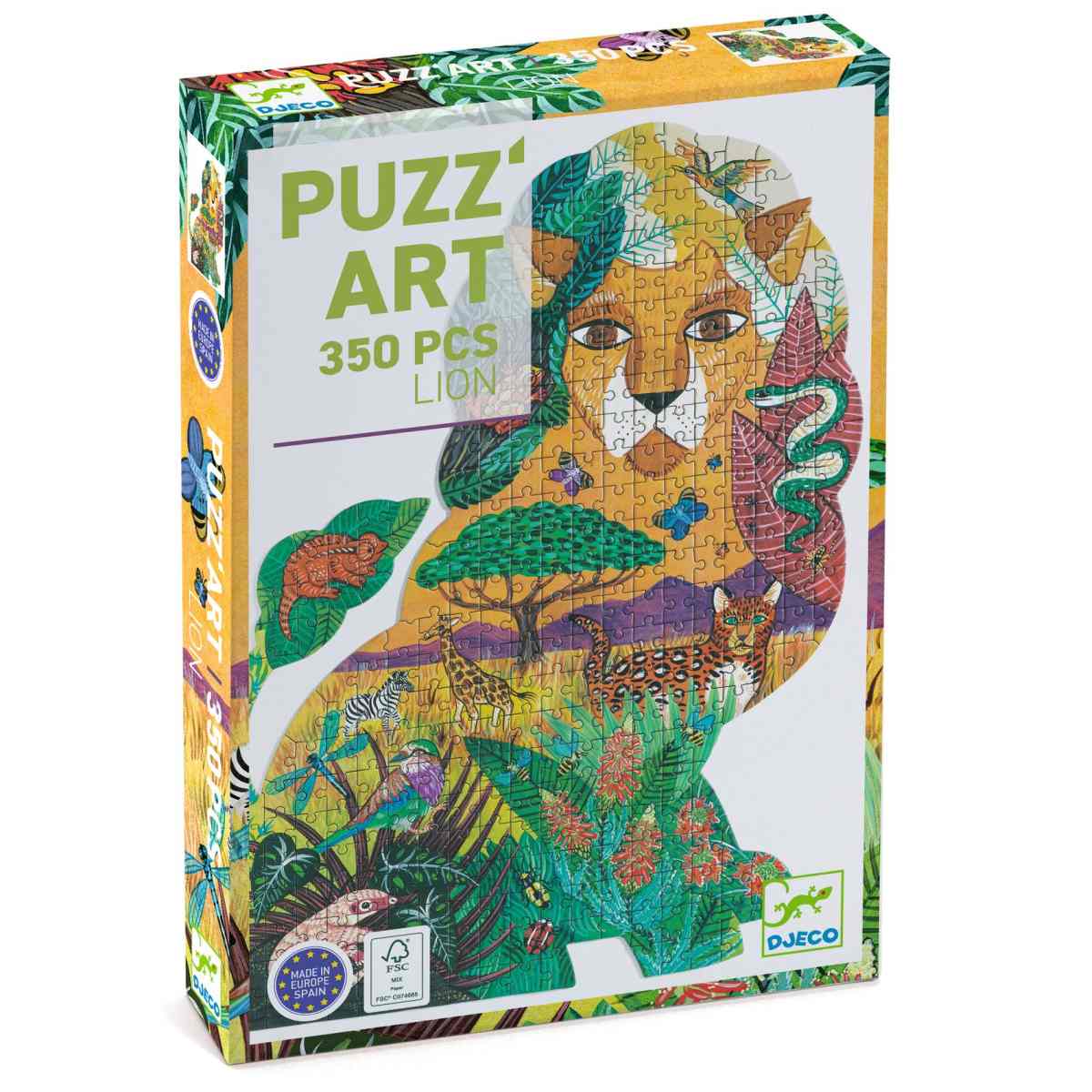 Djeco Puzz'Art Puzzle Löwe 350 Teile Djeco Puzz'Art Puzzle Löwe 350 Teile