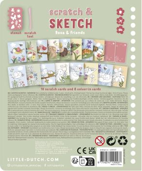 Little Dutch Kratzbuch Rosa und Freunde Little Dutch Kratzbuch Rosa und Freunde