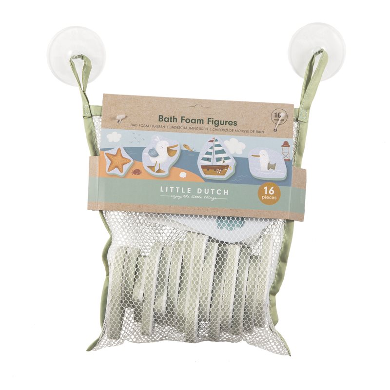 Little Dutch Badeschaumfiguren Badespielzeug Sailors Bay Hafenmotive