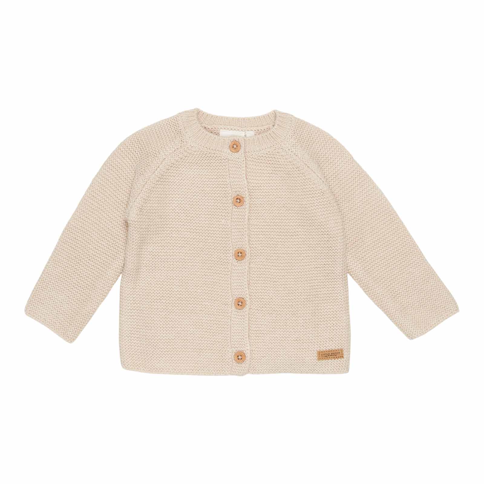 Little Dutch Strickjacke Babyjacke Sand Little Dutch Strickjacke Babyjacke Sand 74