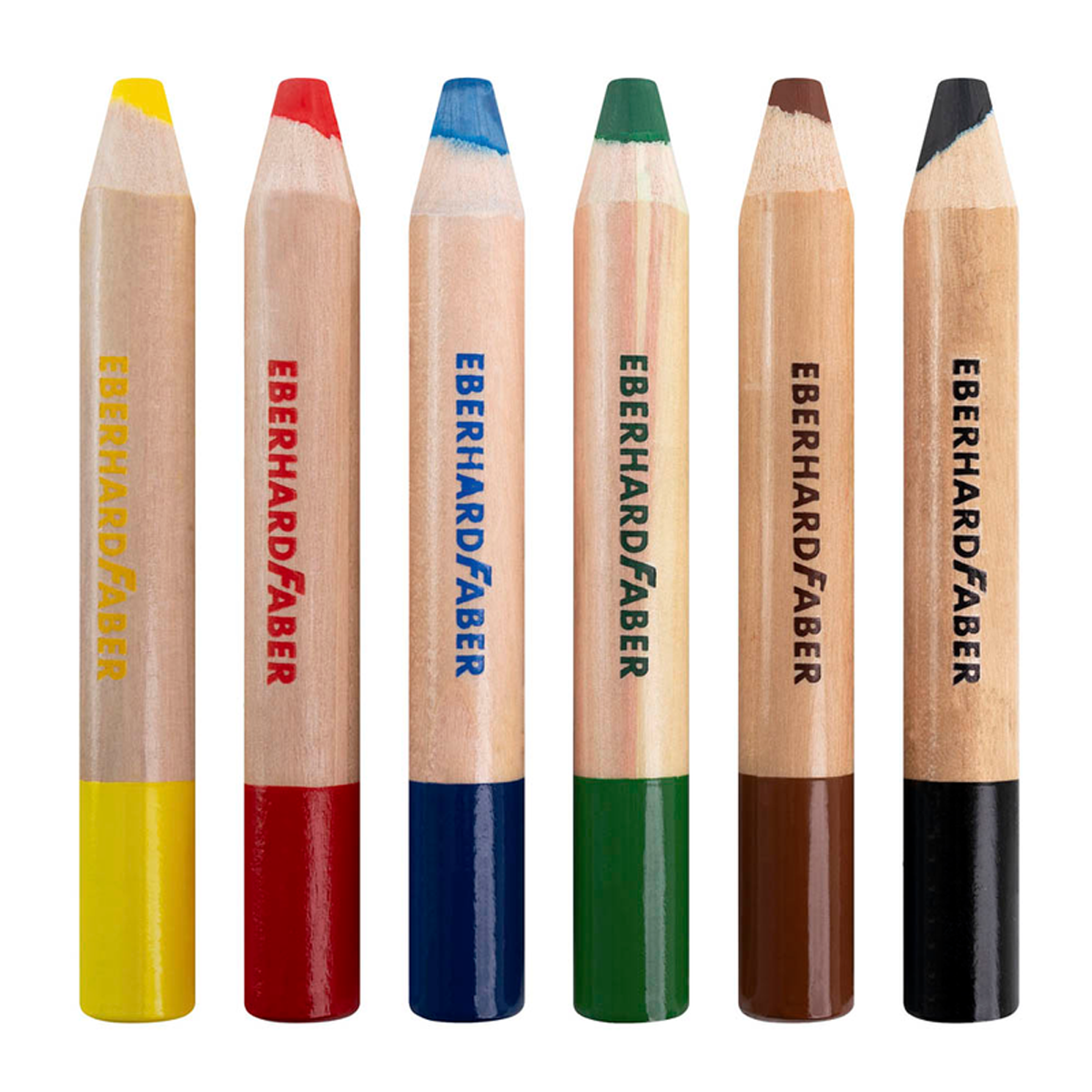 Eberhard Faber 3 in 1 Jumbo Buntstifte MiniMaxi 6 Stück