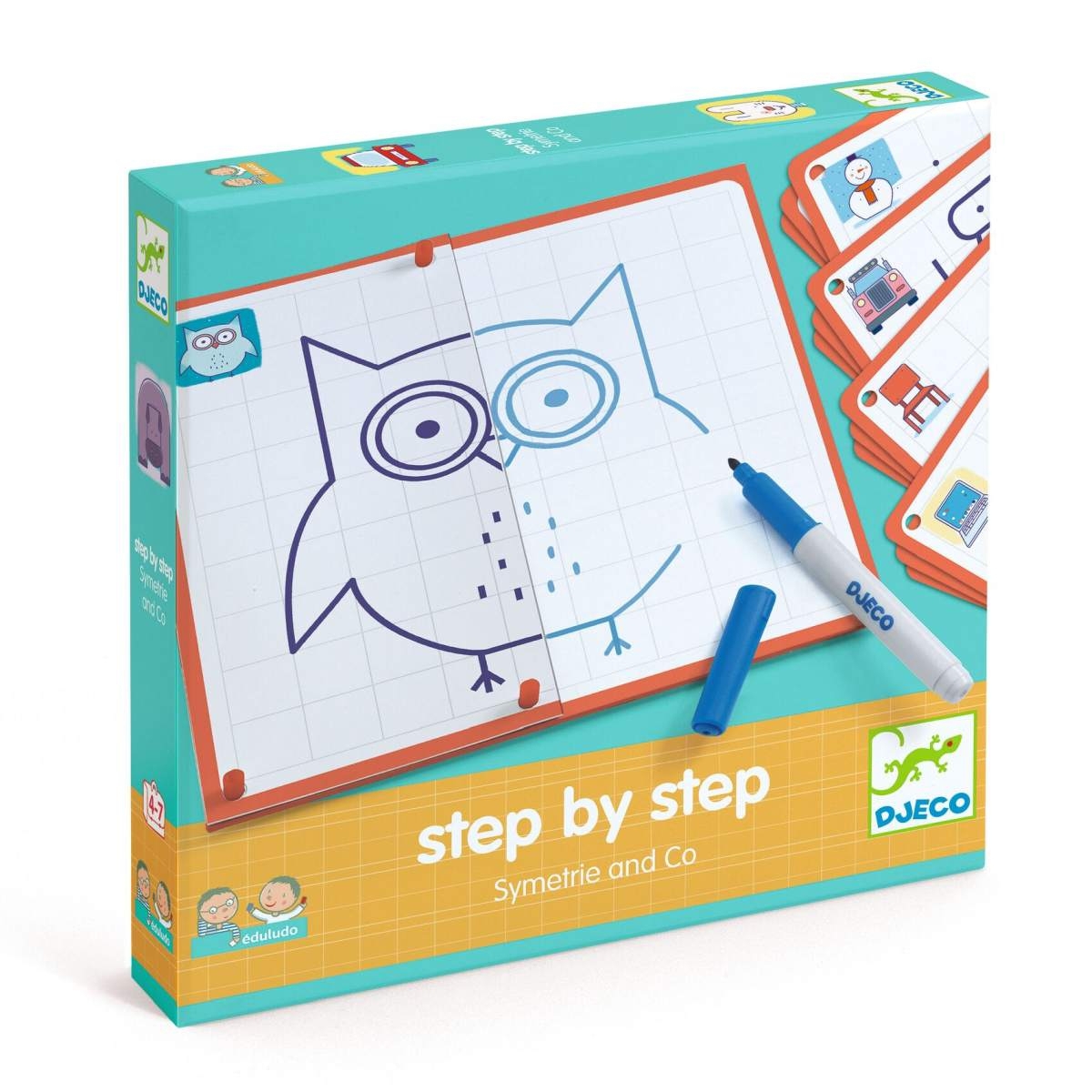 Djeco Lernspiel Step by Step - Symmetrie
