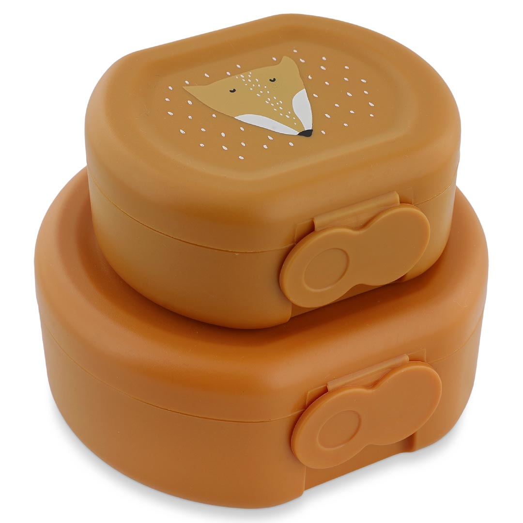Trixie Baby Lunchbox Snackbox mit Clip 2er Set Mr Fox Fuchs Trixie Baby Lunchbox Snackbox mit Clip 2er Set Mr Fox Fuchs