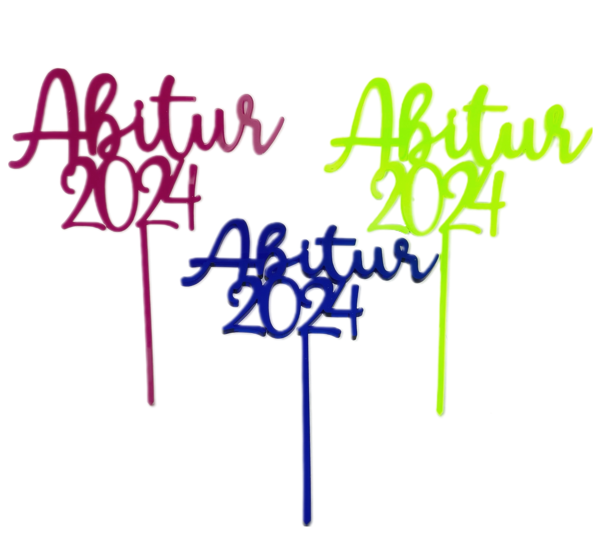 Cake-Topper Tortenstecker Acryl Abitur 2025 Cake-Topper Tortenstecker Acryl Abitur 2025