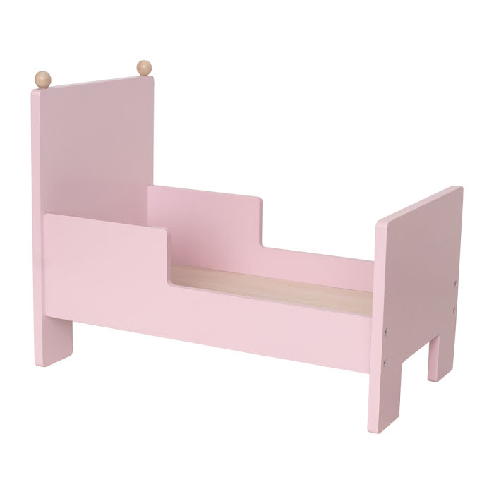 JaBaDaBaDo Puppenbett aus Holz in Pink