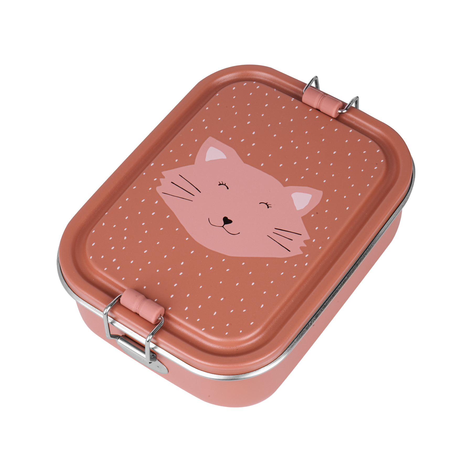 Trixie Brotdose Lunchbox aus Edelstahl Mrs Cat Katze Rosa Small Trixie Brotdose Lunchbox aus Edelstahl Mrs Cat Katze Rosa Small