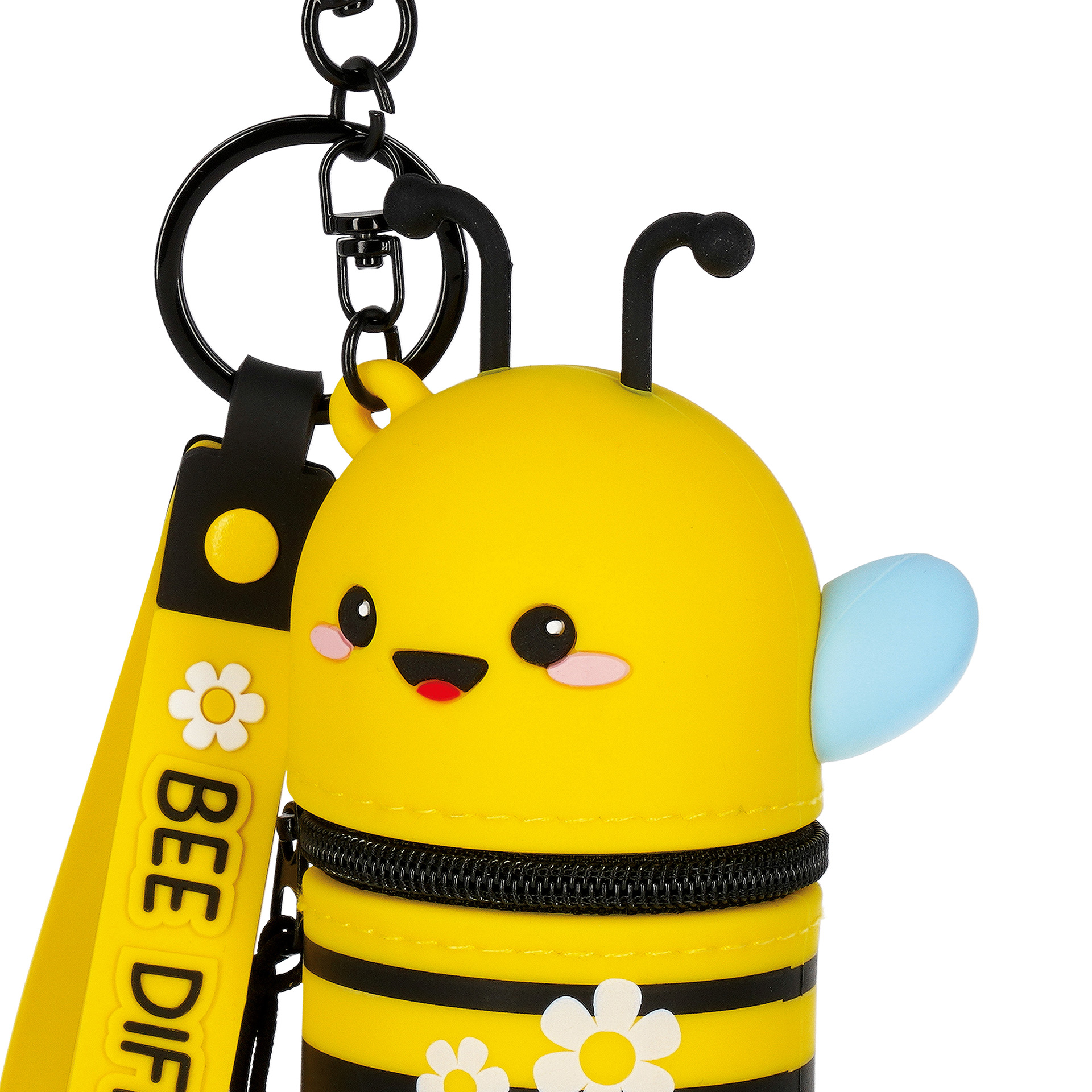 Legami Mini Kawaii Münztasche mit Schlüsselanhänger Bee Biene