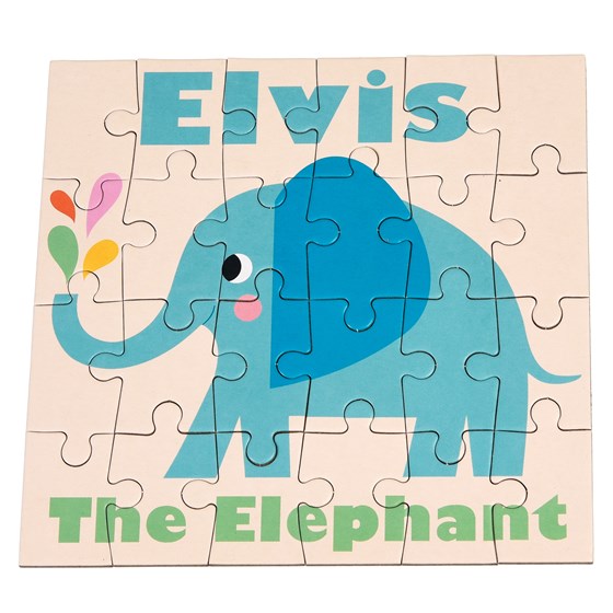 24-teiliges Mini-Puzzle Elefant "Elvis the elephant" 24-teiliges Mini-Puzzle Elefant "Elvis the elephant"