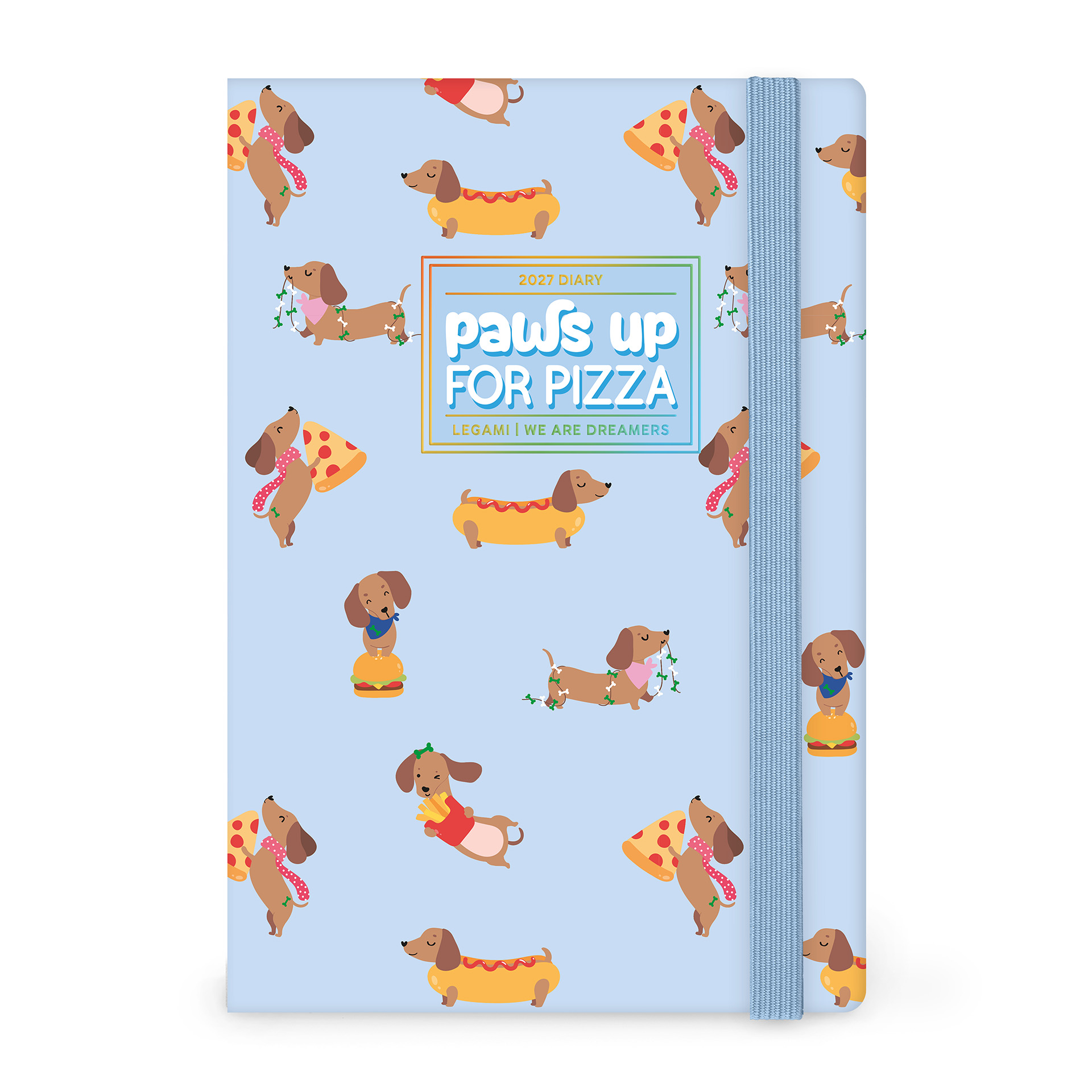 Legami Kalender Wochenplaner für 12 Monate Medium 2027 Dog