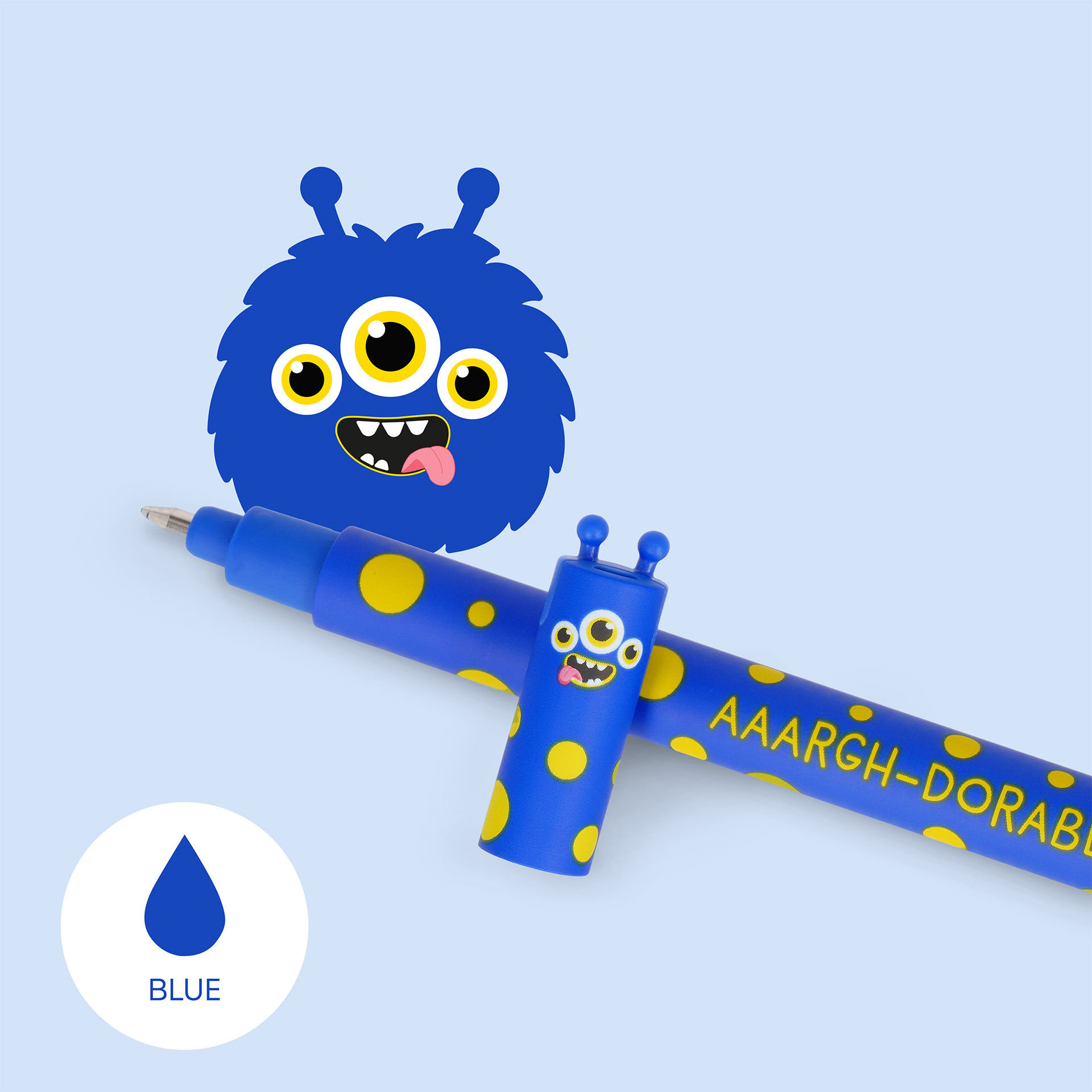 Legami Löschbarer Gelstift Gel Pen Monster