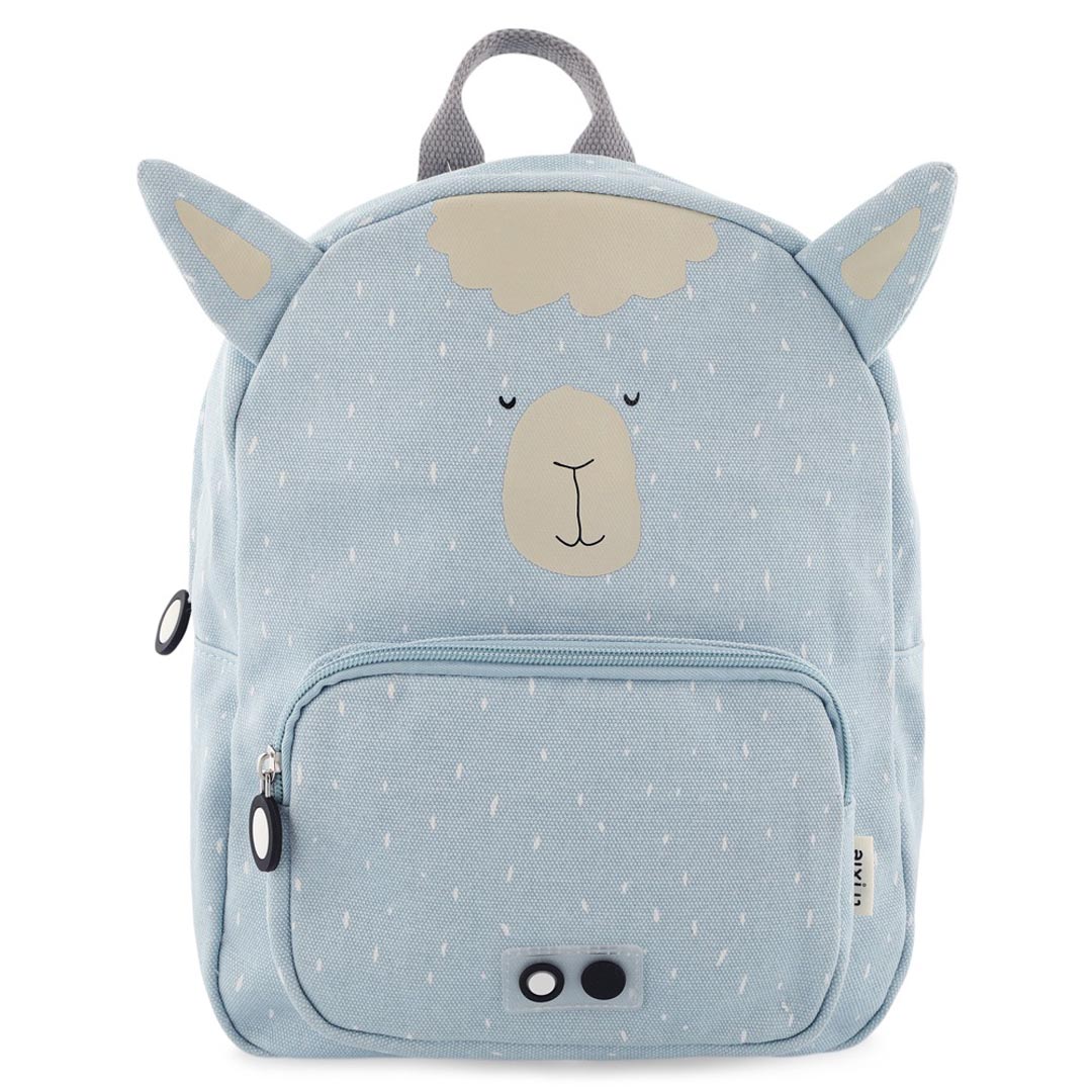 Trixie Rucksack Mr. Alpaca hellblau