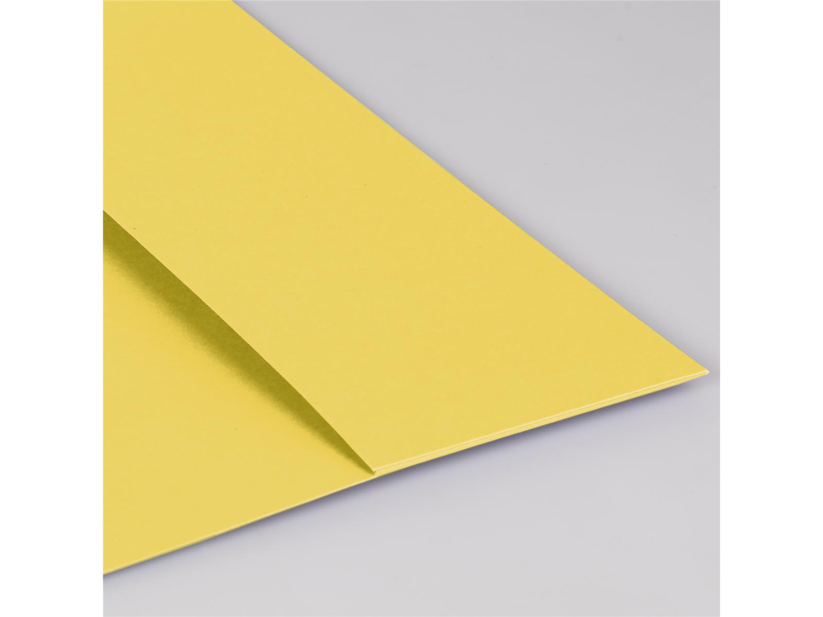 Brunnen Hefthülle Heftumschlag A5 Papier goldgelb