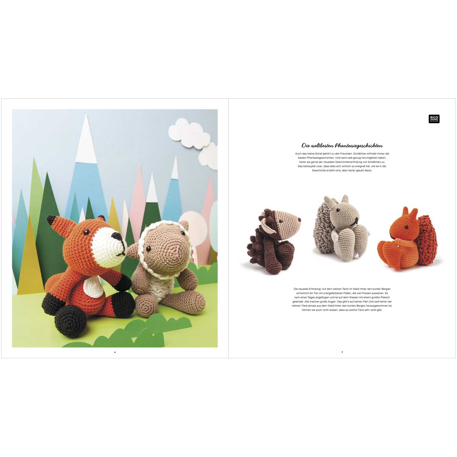Rico Design Ricorumi Häkelanleitung Friends