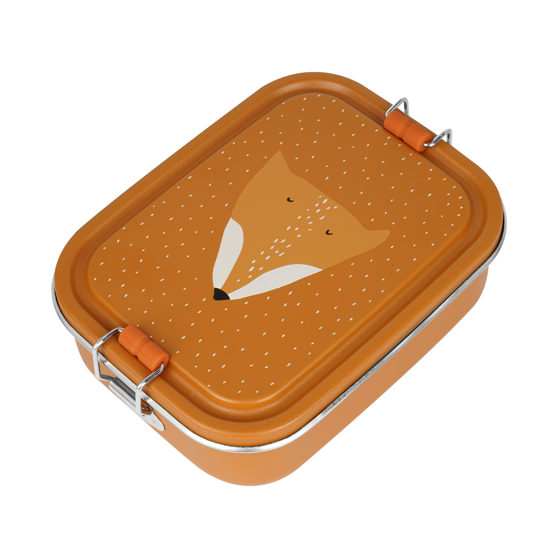 Trixie Brotdose Lunchbox aus Edelstahl Mr Fox Fuchs Orange Small