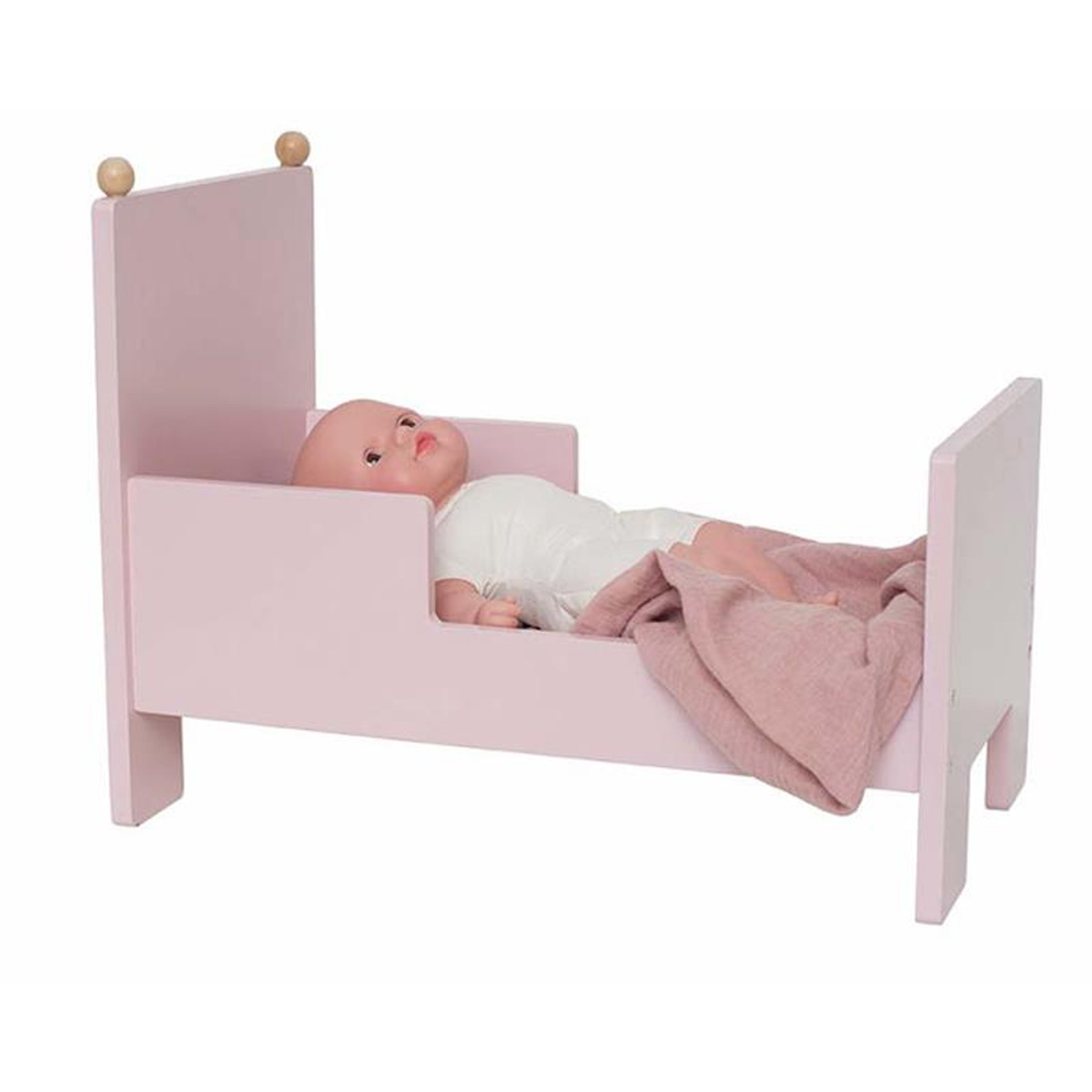 JaBaDaBaDo Puppenbett-Wäsche Set in Pink