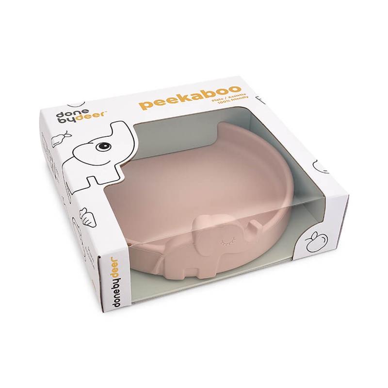 Done by deer Silikon-Teller Peekaboo Teller Elefant Powder