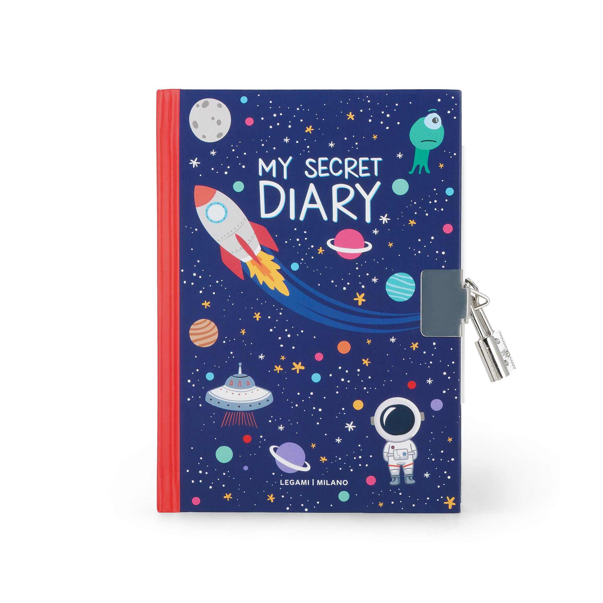 Legami Geheimes Tagebuch mit Vorhängeschloss My Secret Diary Weltall