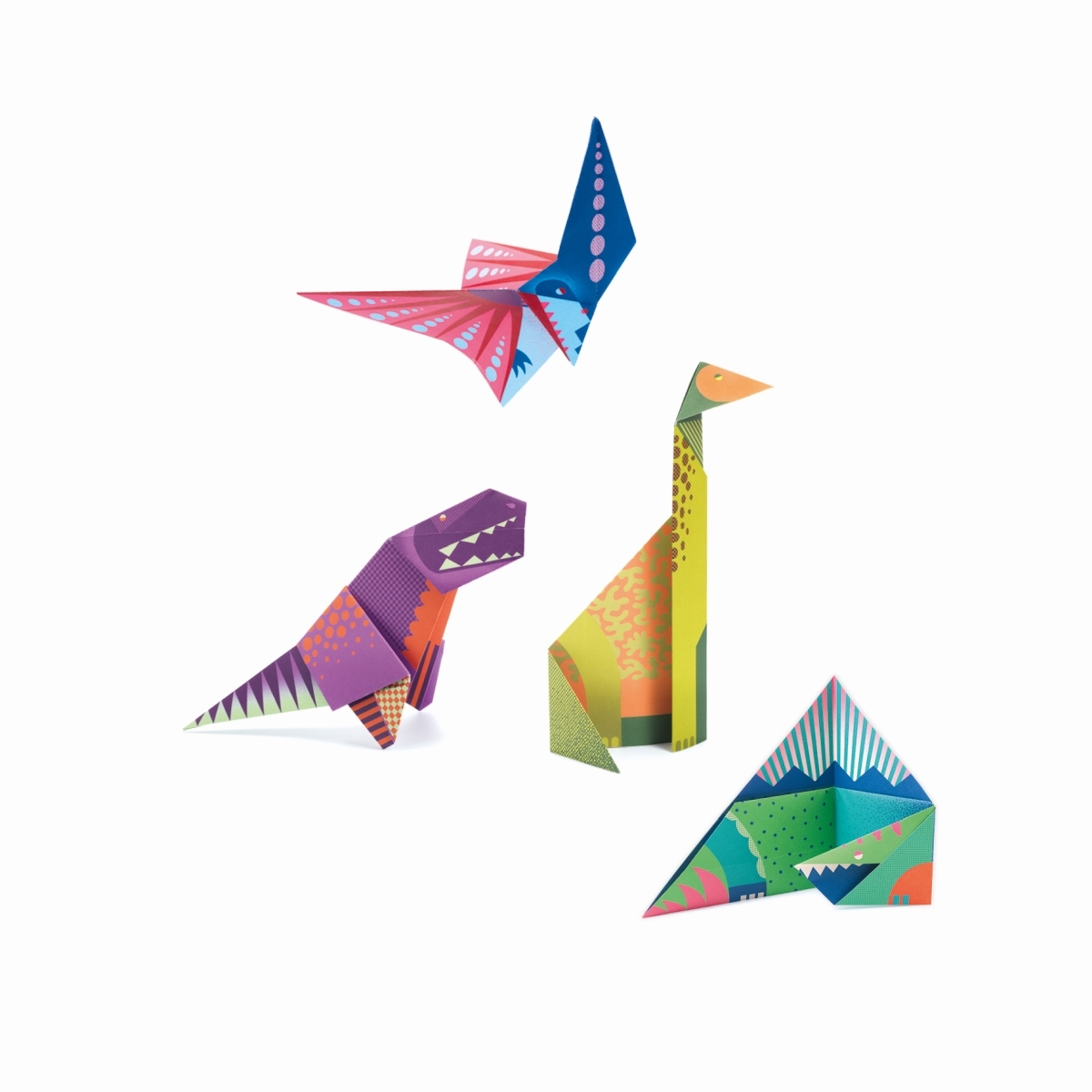 Djeco Origami Dinos Dinosaurier Bastelset Djeco Origami Dinos Dinosaurier Bastelset