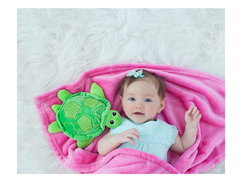 Zoocchini Kinderwagendecke aus Fleece Schildkröte
