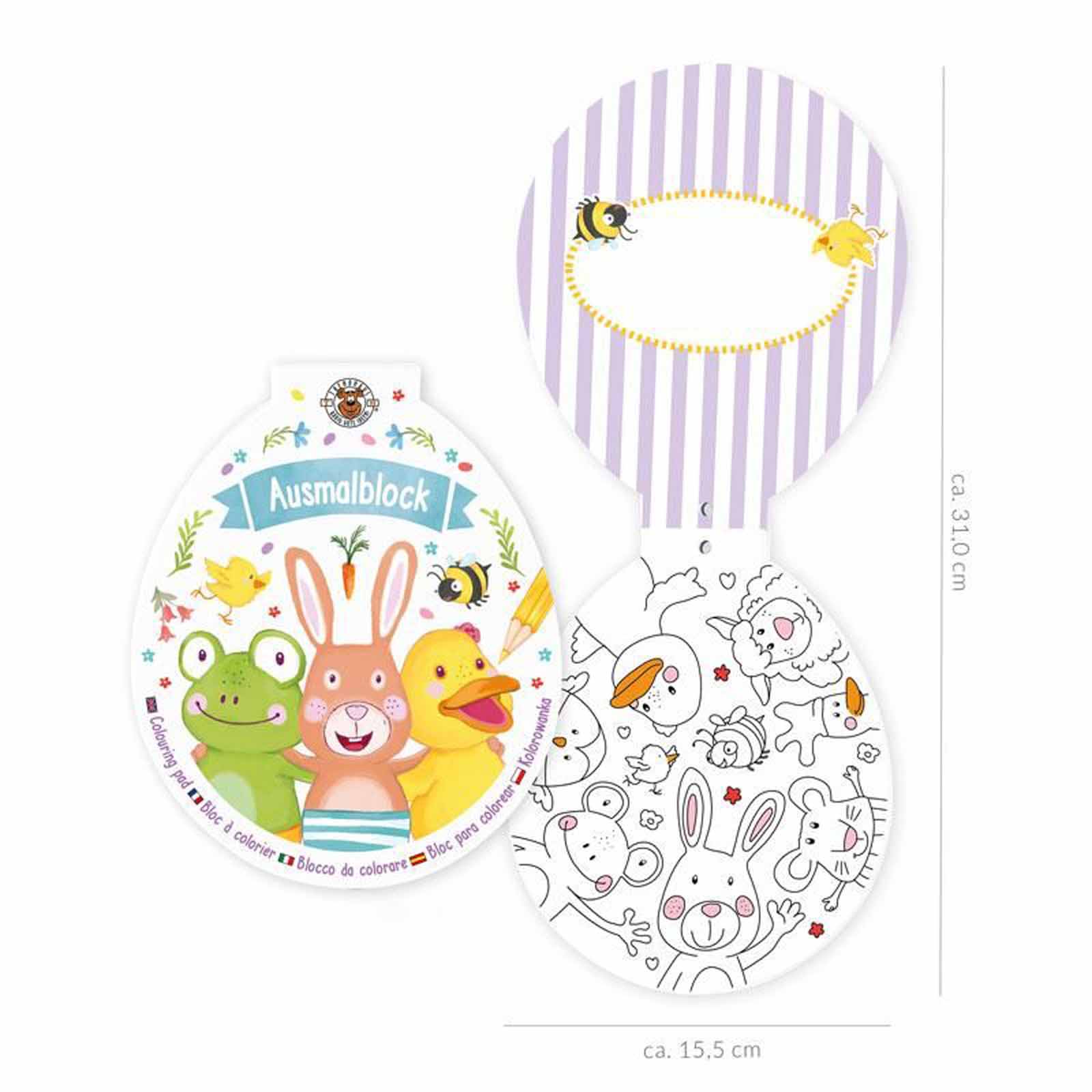 Trendhaus Tommy & Frida Malblock 30 Blatt