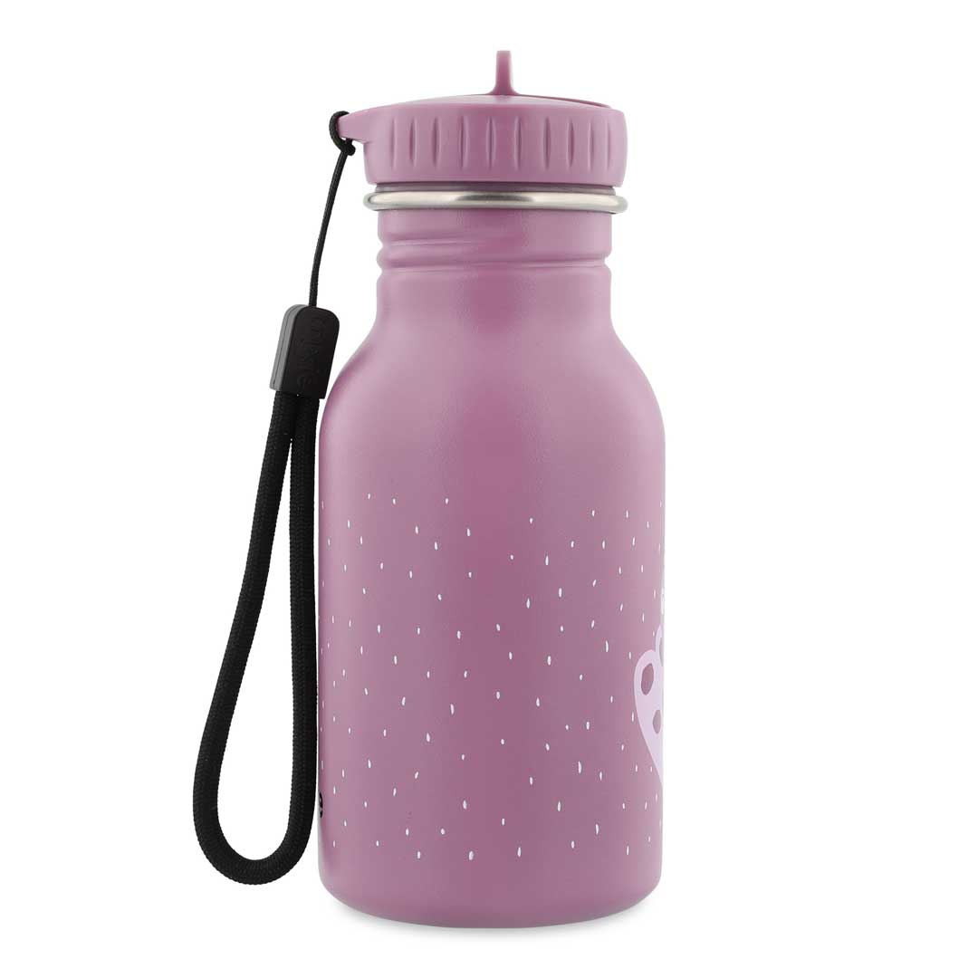 Trixie Trinkflasche aus Edelstahl Mrs Peacock Pfau violett 350 ml