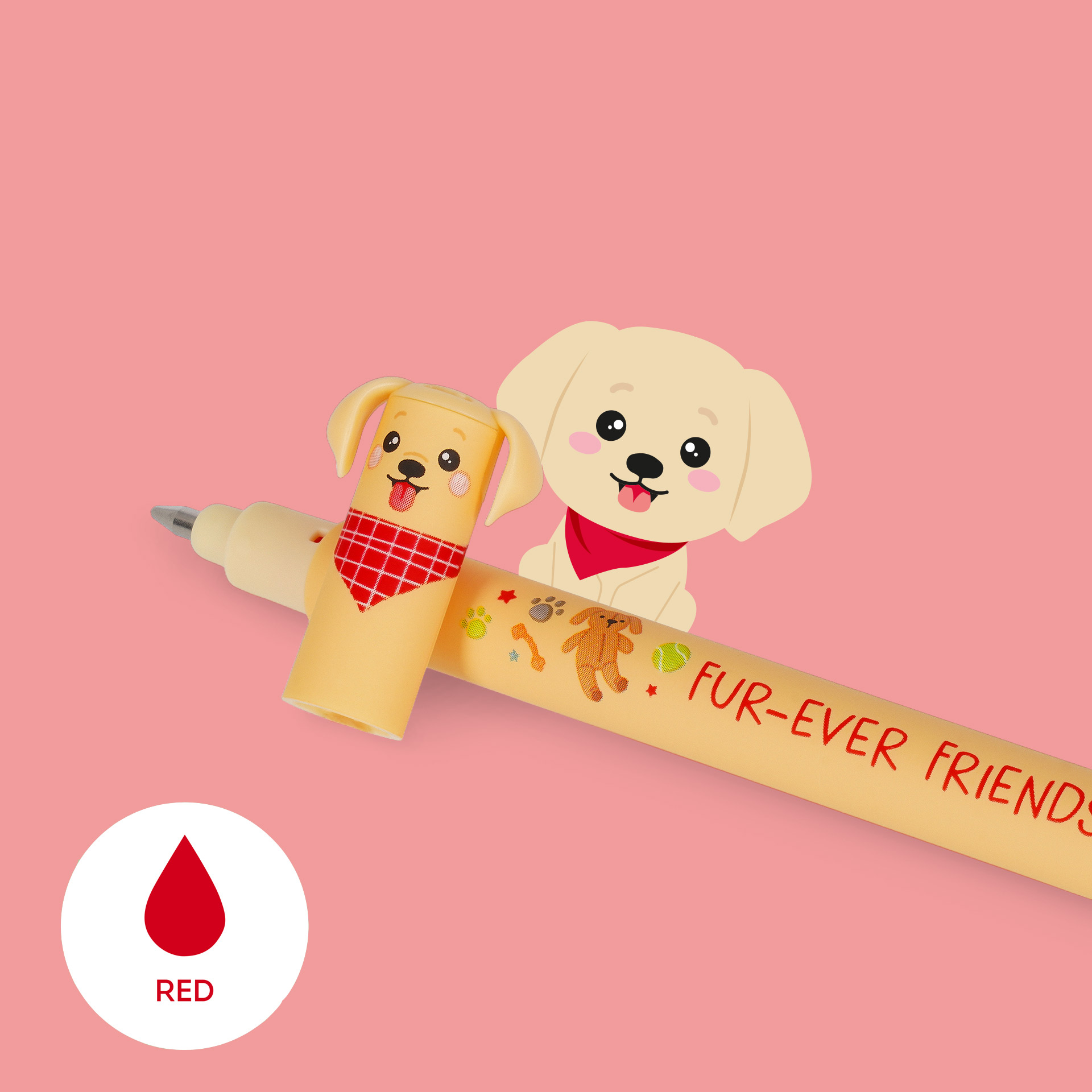 Legami 3er Set Löschbare Gelstifte Gel Pens Fur-ever Friends