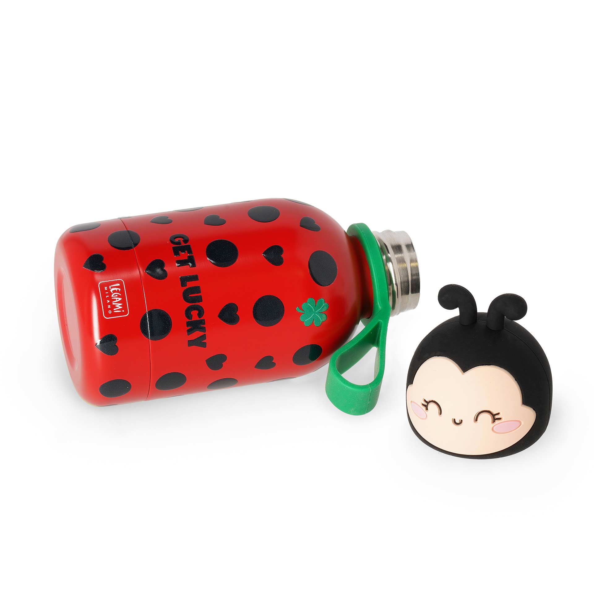 Legami Thermosflasche für Kinder Hot & Cold BFF Ladybug Marienkäfer