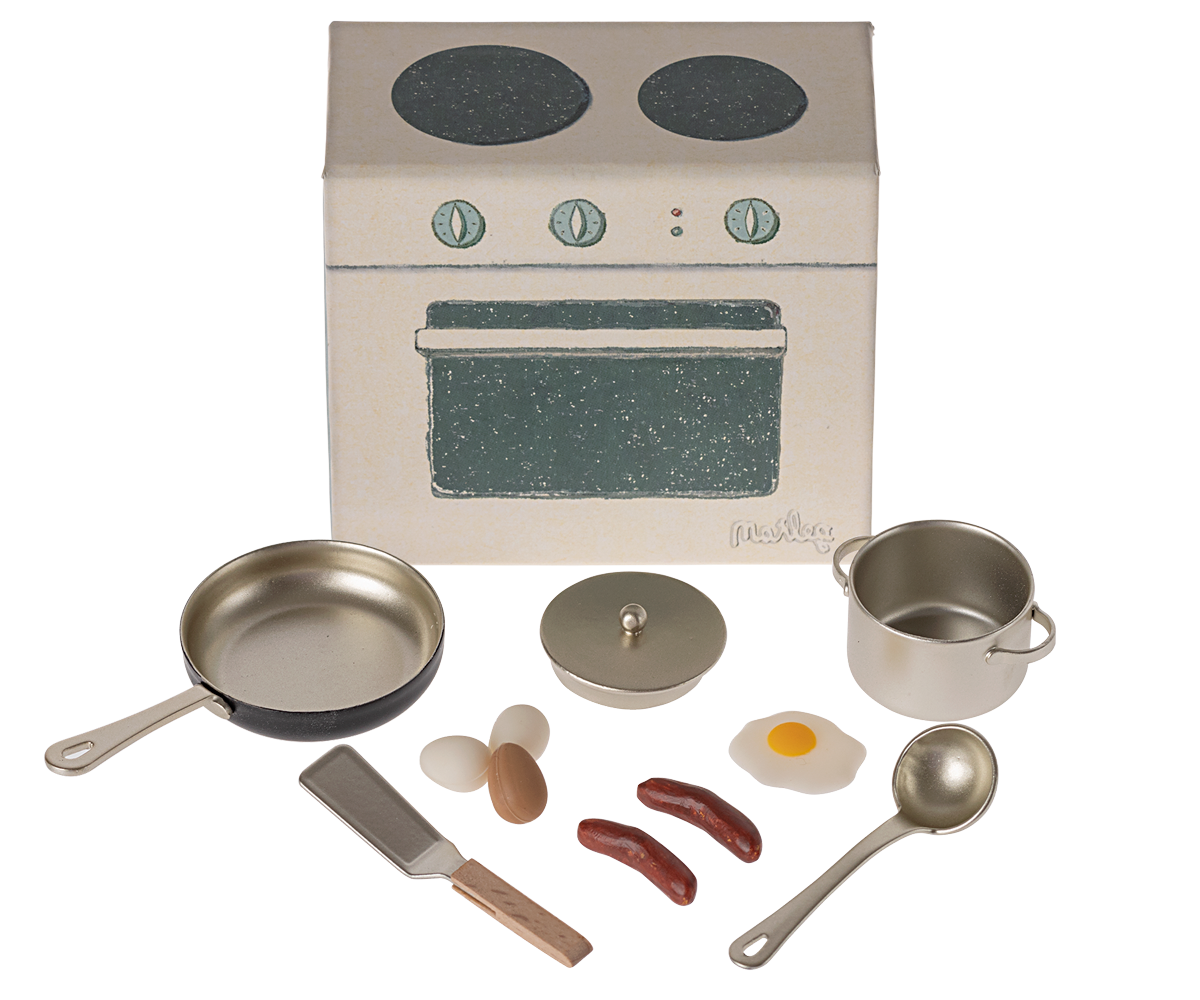 Maileg Küchenset Kochset für Mäuse