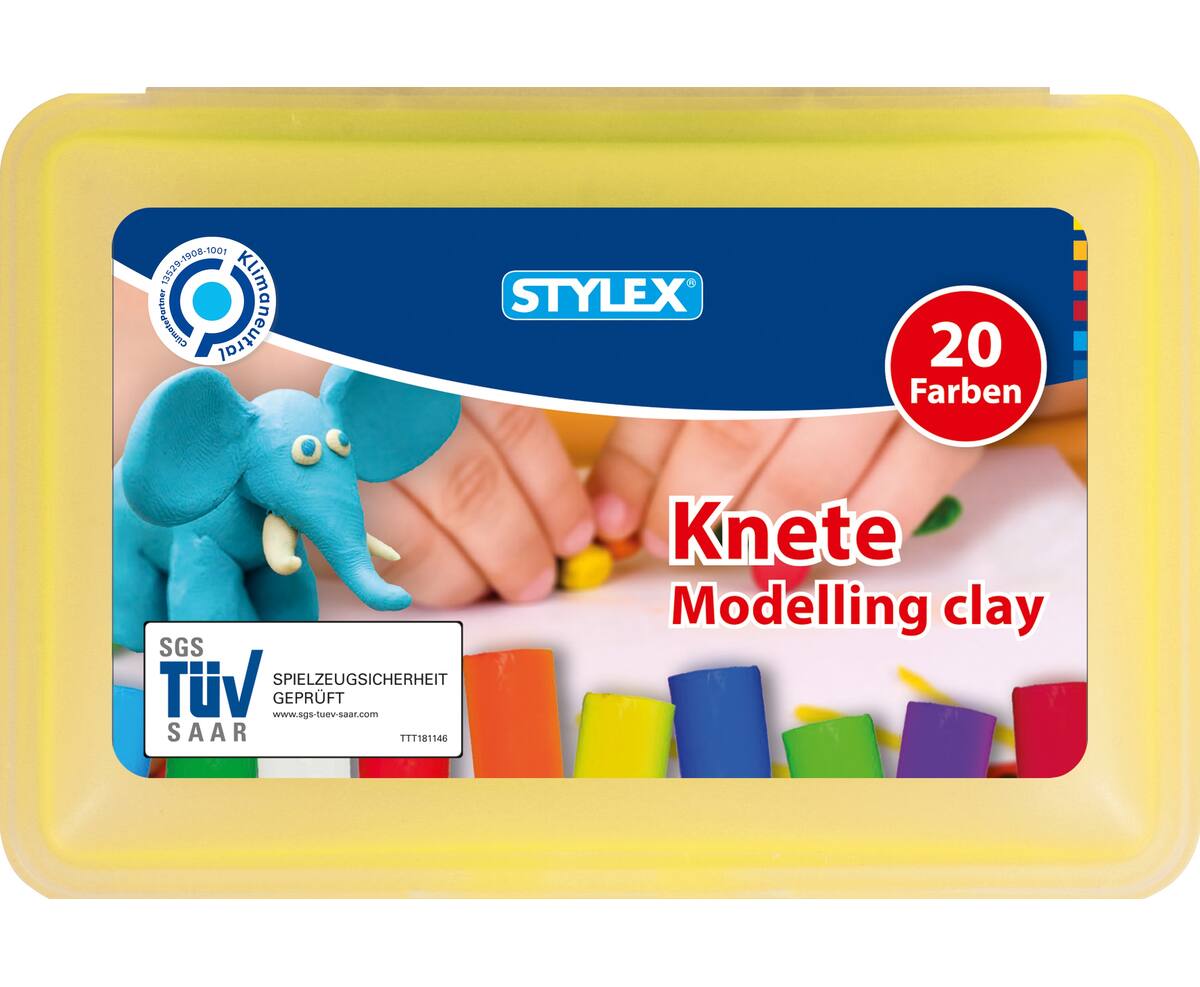 Stylex Knete Knetmasse in Schulbox 20 Stück Stylex Knete Knetmasse in Schulbox 20 Stück