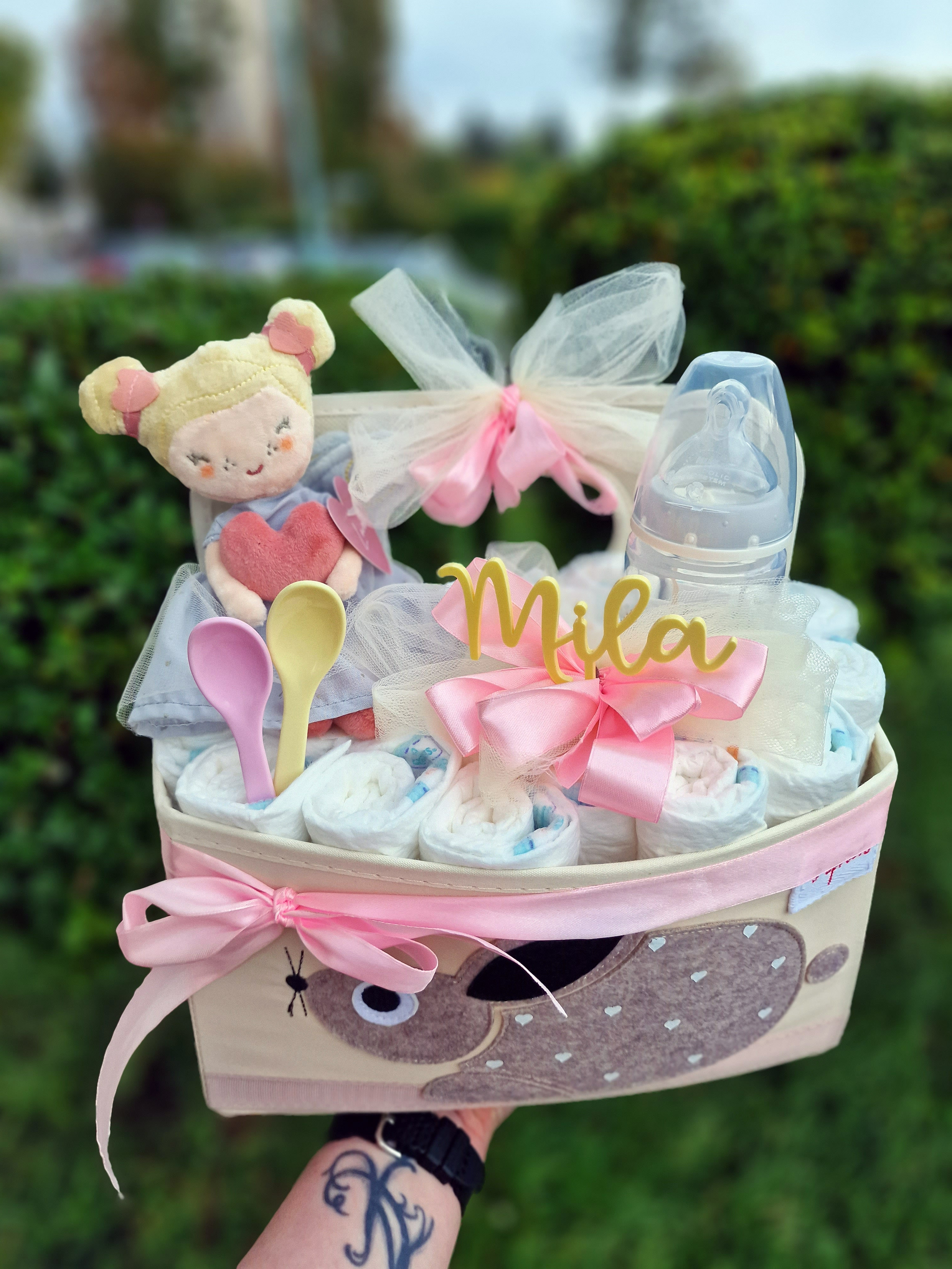 Elfenstall Windeltorte 3 Sprouts Windelutensilo Hase Kaninchen Elfenstall Windeltorte 3 Sprouts Windelutensilo Hase Kaninchen