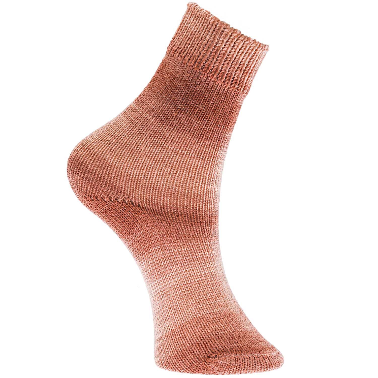 Rico Design Strumpf-Wolle Superba dégradé 4-fädig Wolle 100g Farbe 006 Orange-Mix