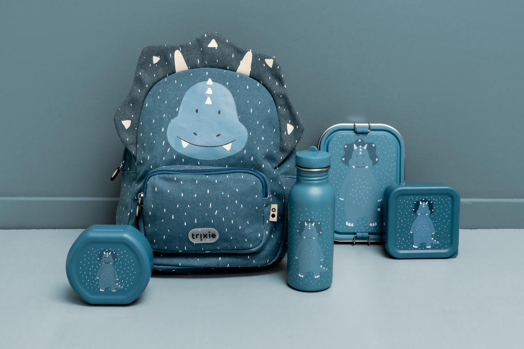 Trixie Baby Lunchbox Snackbox mit Clip 2er Set Mr Triceratops Dino Trixie Baby Lunchbox Snackbox mit Clip 2er Set Mr Triceratops Dino