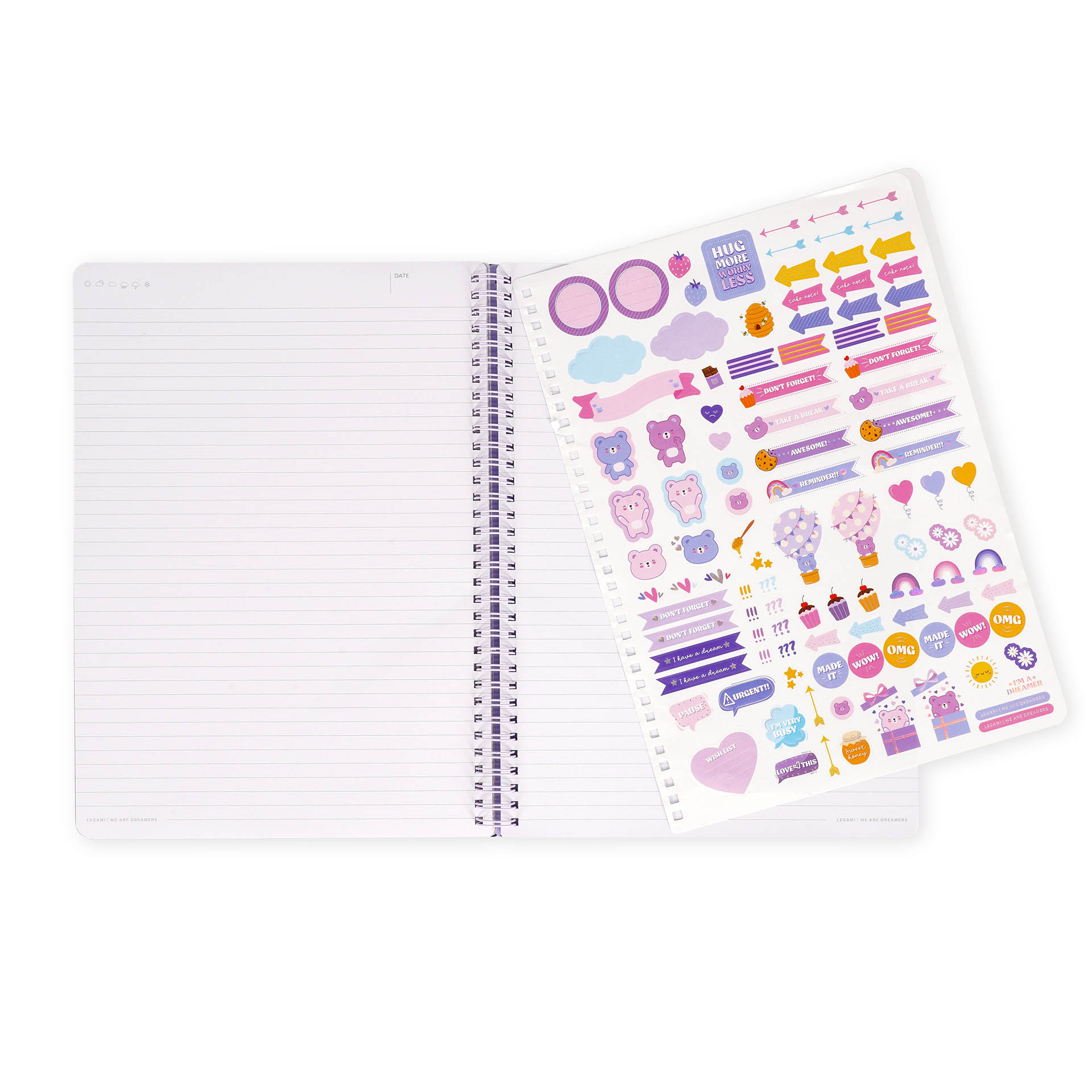Legami Liniertes Notizbuch Maxi Spiralbindung Din A4 Teddy Bear Bär Legami Liniertes Notizbuch Maxi Spiralbindung Din A4 Teddy Bear Bär