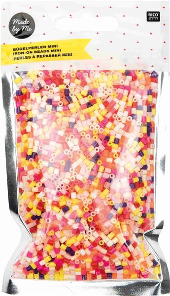 Bügelperlen Mini Mix rosa, ca 5000 Stück, 2,5 x 2,5mm