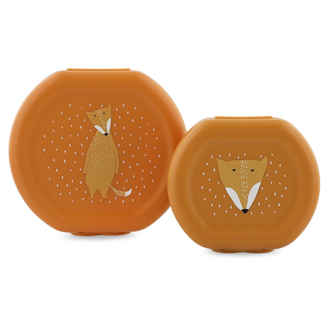 Trixie Baby Lunchbox Snackbox mit Clip 2er Set Mr Fox Fuchs Trixie Baby Lunchbox Snackbox mit Clip 2er Set Mr Fox Fuchs