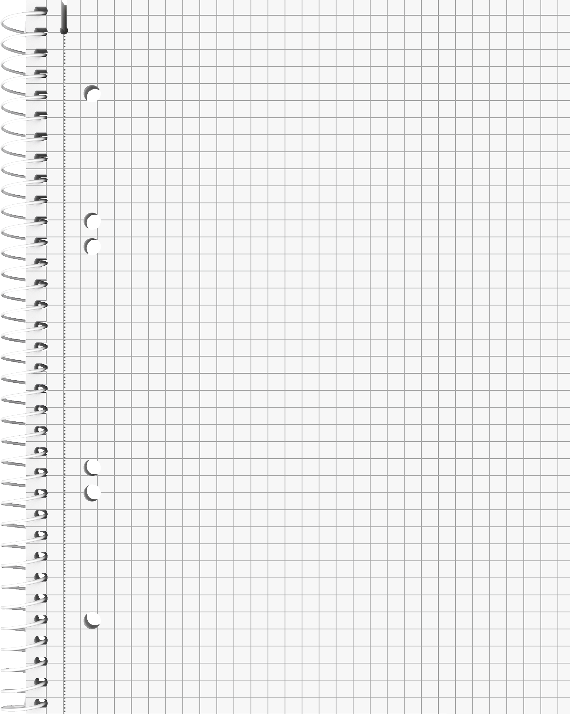 Brunnen College Block A5 kariert rot