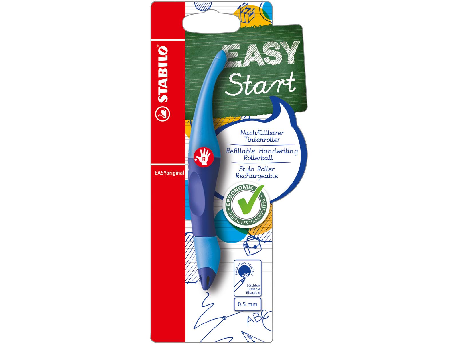 Stabilo Easy Original Tintenroller Rechtshänder Dunkelblau Hellblau Stabilo Easy Original Tintenroller Rechtshänder Dunkelblau Hellblau