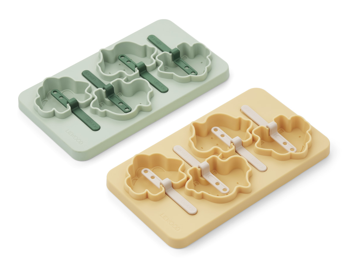 Liewood Eis Formen aus Silikon Manfred Dinos mint, 2er Set Liewood Eis Formen aus Silikon Manfred Dinos mint, 2er Set