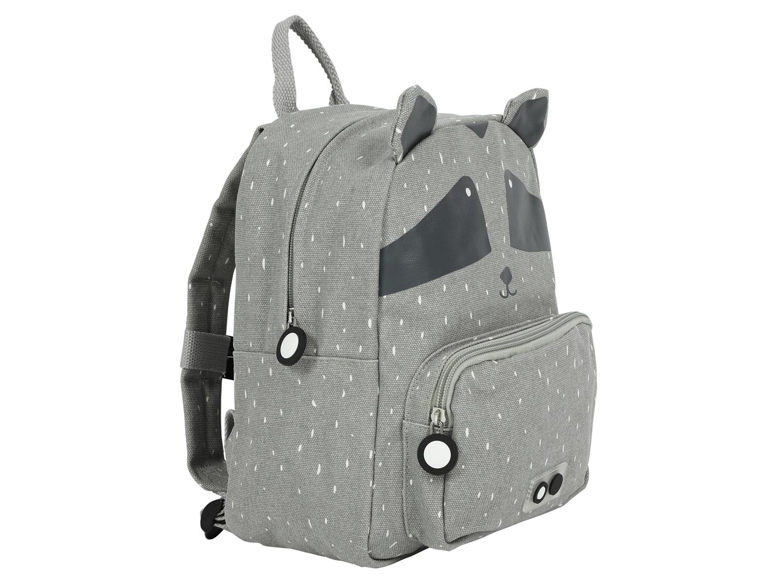 Trixie Rucksack Mr. Racoon Waschbär grau