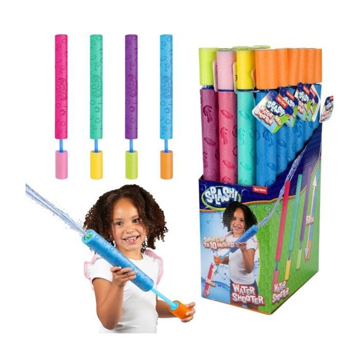 Toi-Toys Schaumstoff Wasserspritzer Spritzpistole sortiert